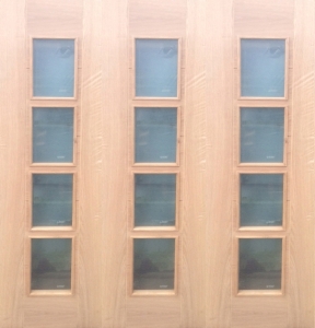 Iseo 3 Oak Internal Folding Sliding Doors 2083 x 1681mm (clearance)